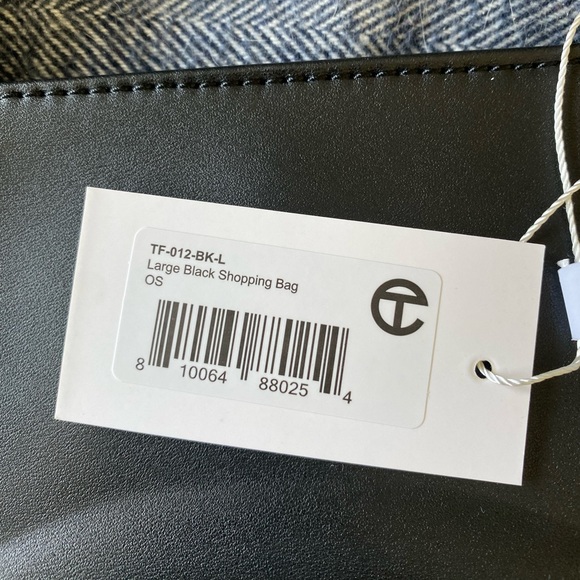Large Black Telfar Shopping Bag - Picture 7 of 11